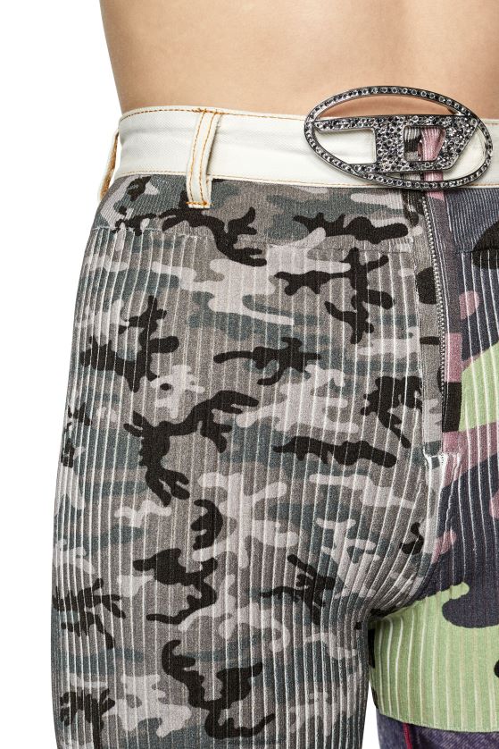 Diesel m-lancaster mujer 4P44F971 vestir Verde gris