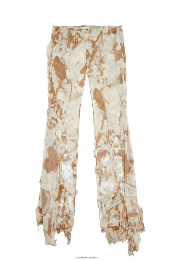 Diesel p-foluke mujer 4P44F1001 vestir marrón gris