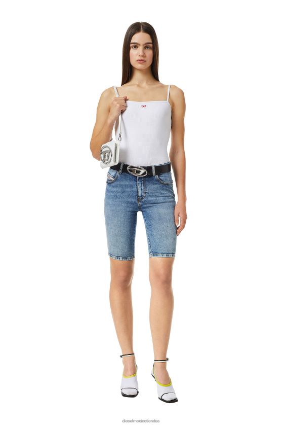 Diesel pantalones de ciclismo de-ginny mujer 4P44F984 vestir azul medio