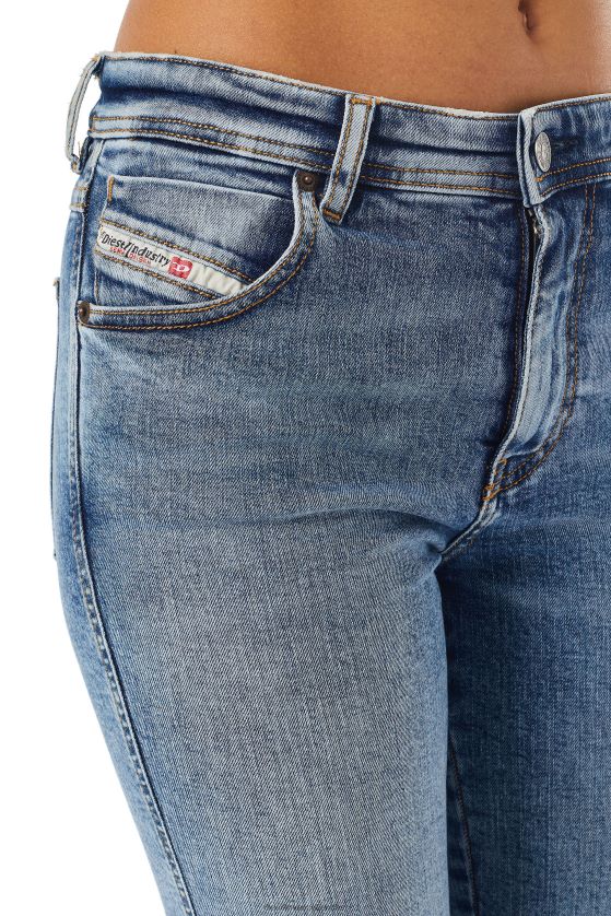 Diesel pantalones de ciclismo de-ginny mujer 4P44F984 vestir azul medio