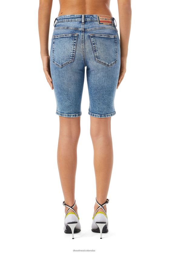 Diesel pantalones de ciclismo de-ginny mujer 4P44F984 vestir azul medio