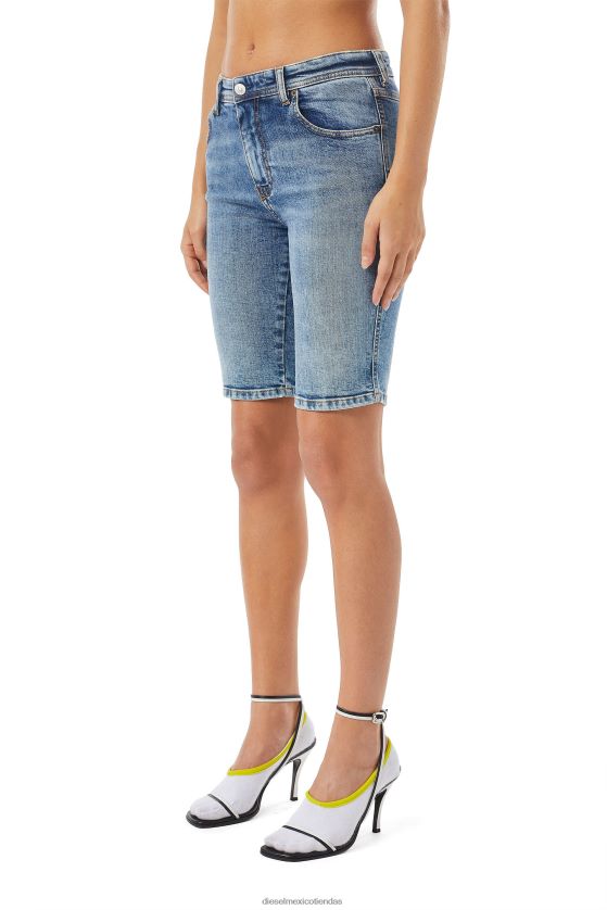 Diesel pantalones de ciclismo de-ginny mujer 4P44F984 vestir azul medio