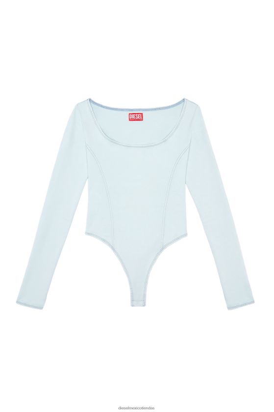 Diesel body de mezclilla con chándal de d-cho mujer 4P44F880 vestir azul claro