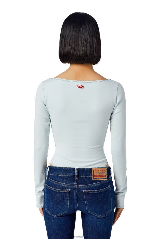 Diesel body de mezclilla con chándal de d-cho mujer 4P44F880 vestir azul claro