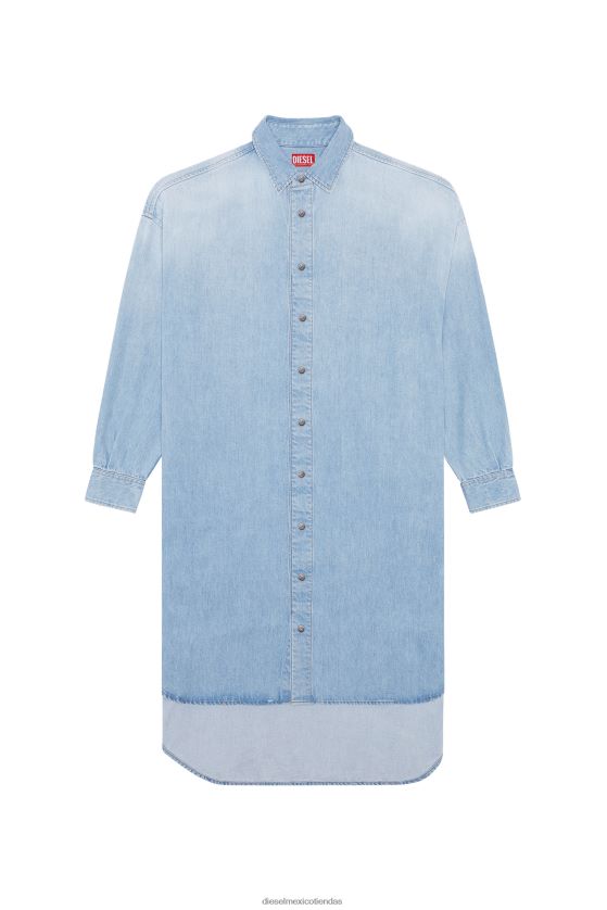 Diesel de-davis-l-s mujer 4P44F810 vestir azul claro